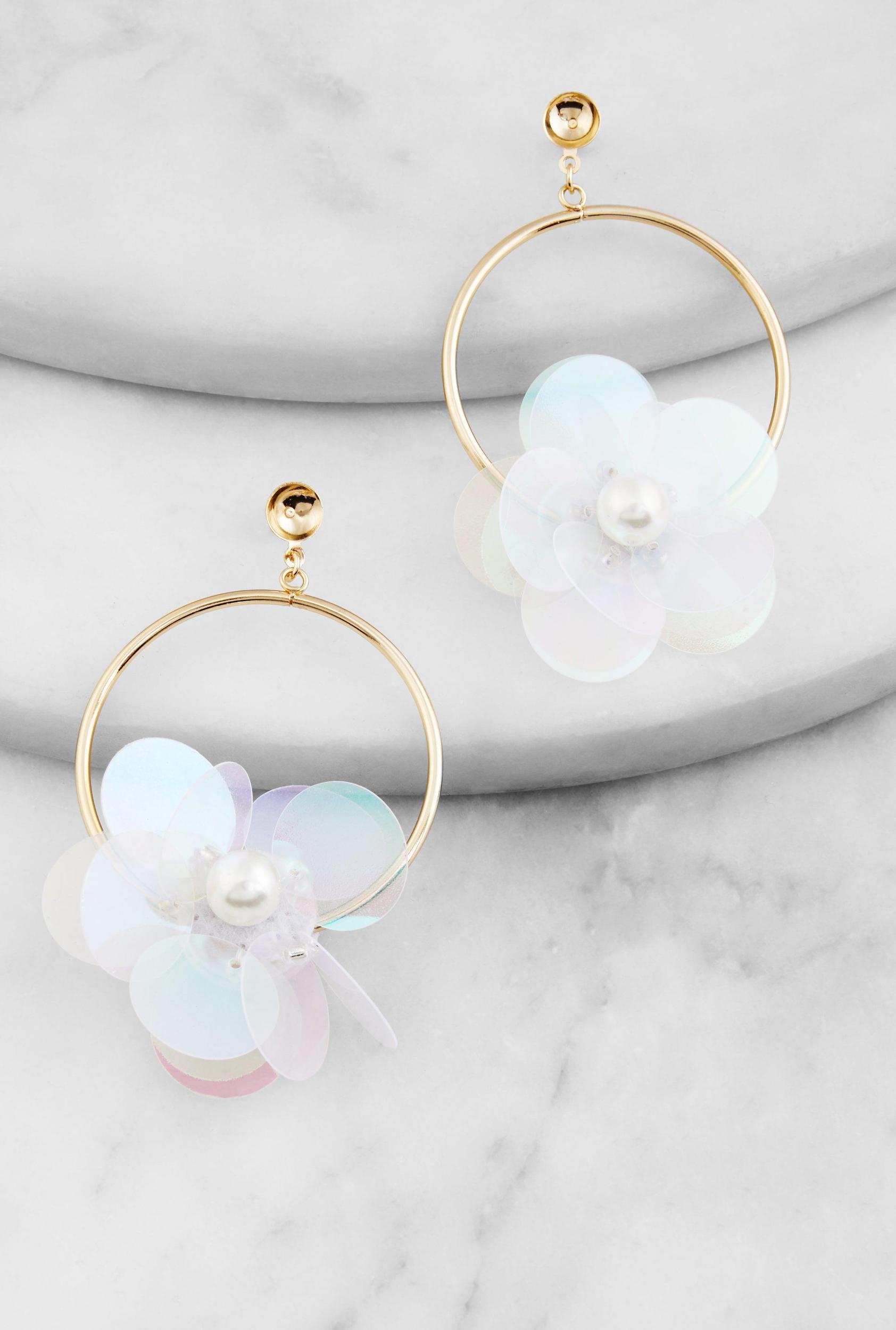 Cross Charm Layered Necklace with Stud Earring Trio Female Product Image
