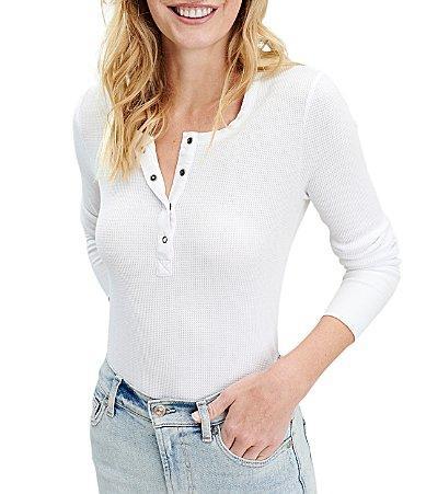 Splendid Thermal Forever Henley Long Sleeve Shirt Product Image