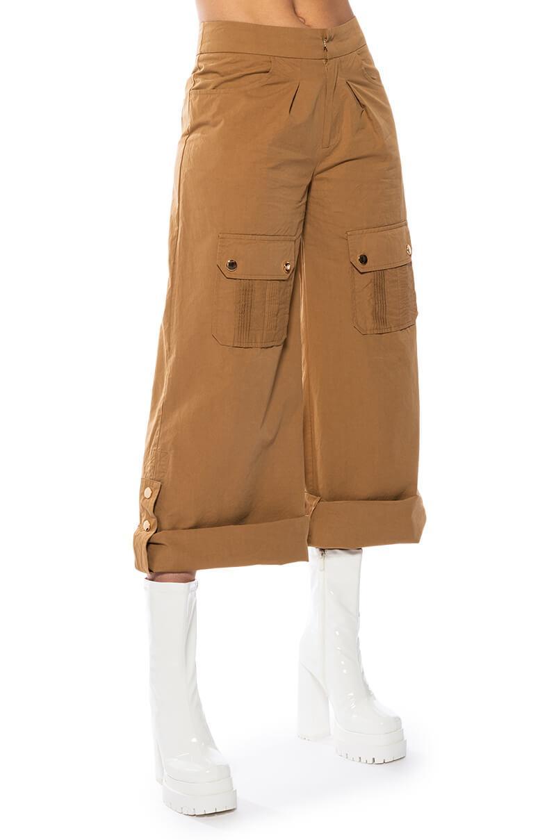 CARGO CHIC WIDE LEG PANTS Product Image