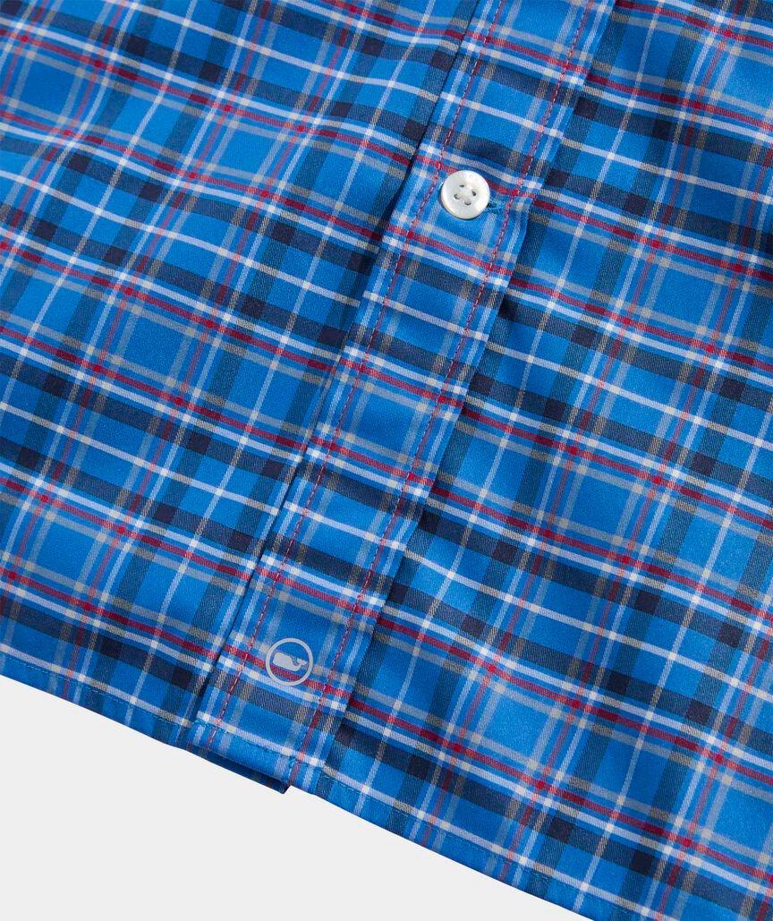 Plaid Performance Cotton Shirt Product Image