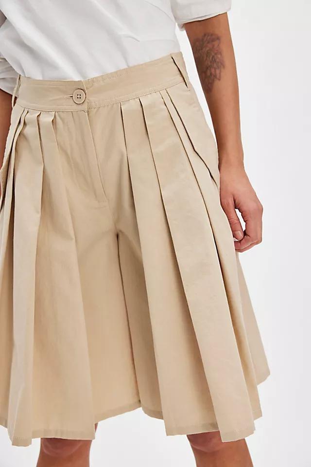 City Everly Linen Trouser Shorts Product Image