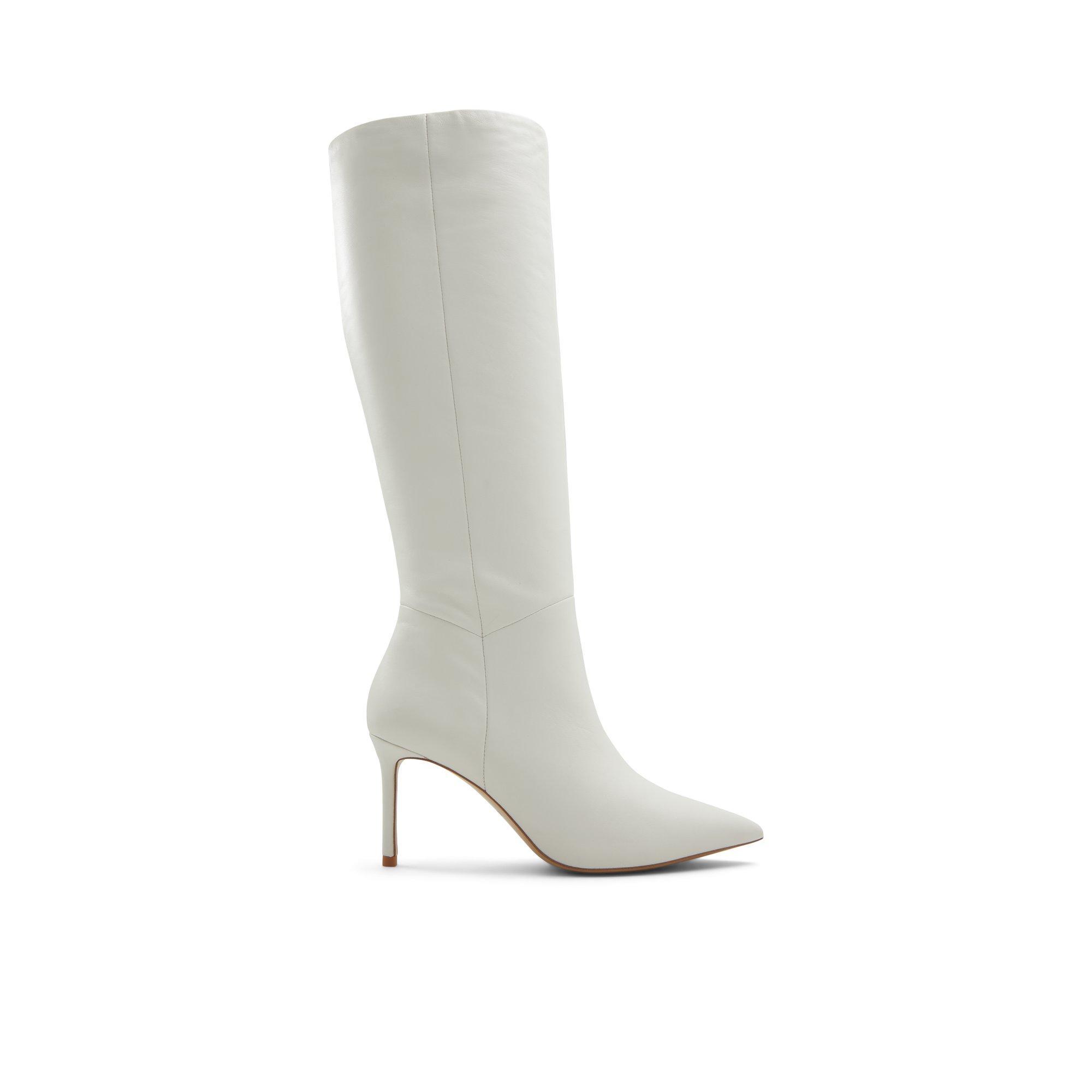 ALDO Laroche-wc - Women's Tall Boot - White, Size 9 Product Image