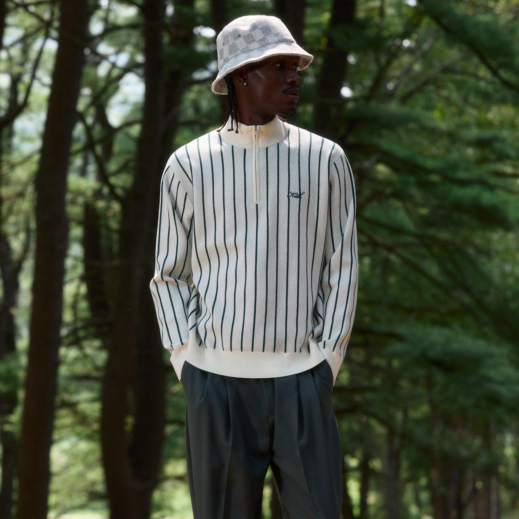 Kith Harmon Quarter Zip Mock Neck - Sandrift Male Product Image