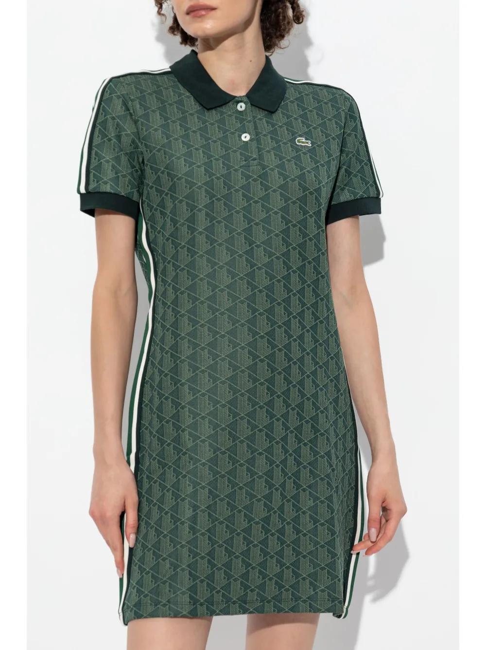 monogram-jacquard polo dress Product Image