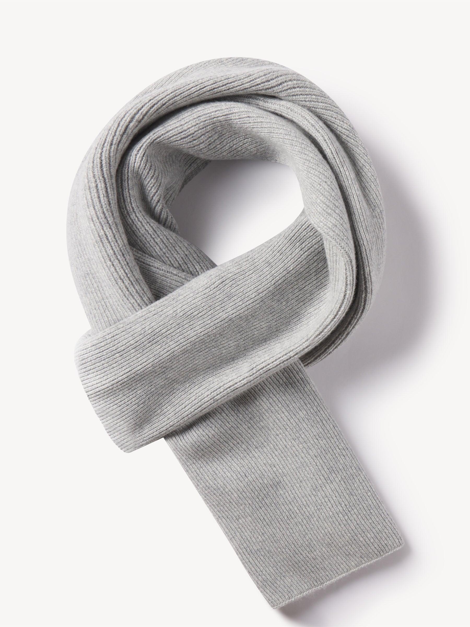 Steel Heather Idyllwild Cashmere Rib Scarf Product Image