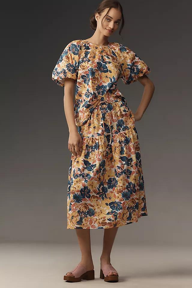 Banjanan Camilia Tiered Midi Skirt Product Image
