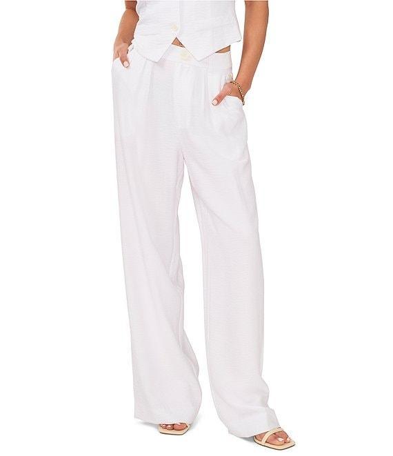 1. STATE Rumple Twill Button Detail Coordinating Wide Leg Pants Product Image