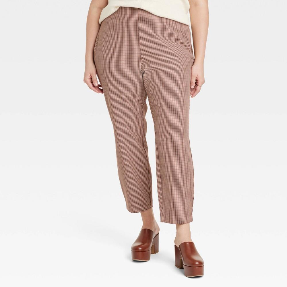 Womens Bi-Stretch Skinny Pants - A New Day Olive 20 Product Image