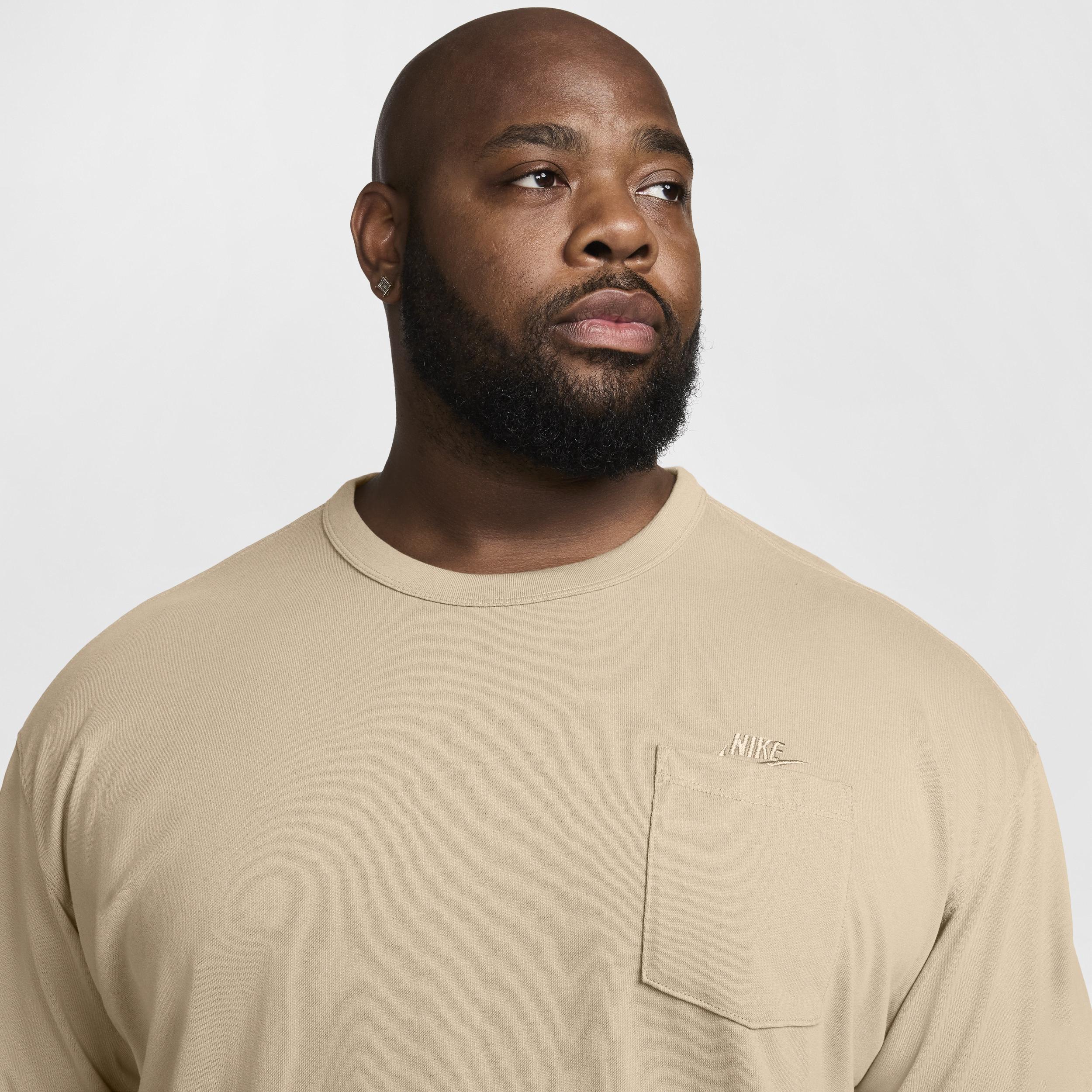 Mens Nike Sportswear Premium Essentials Long-Sleeve Pocket T-Shirt Product Image