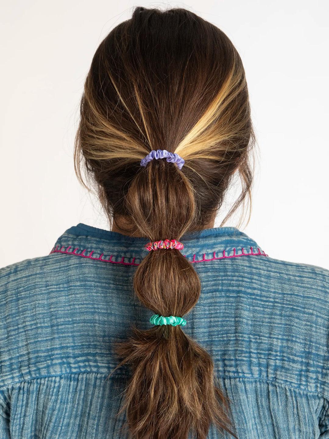 Mini Satin Scrunchie, Set of 8 Product Image