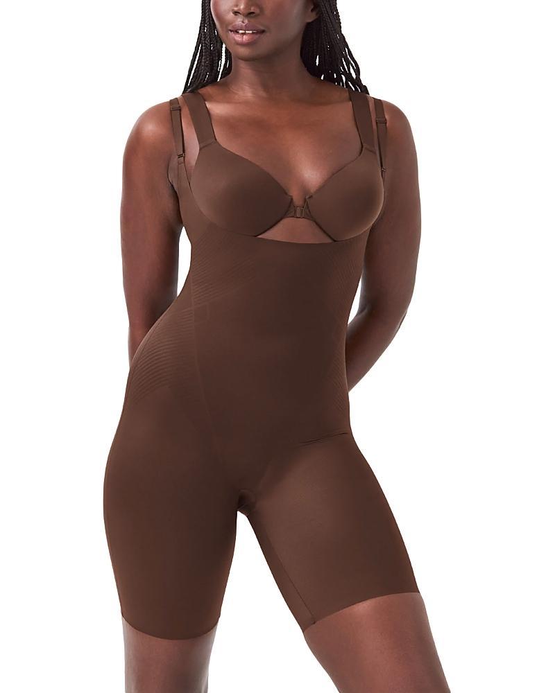 Spanx Thinstincts 2.0 Open Bust Mid Thigh Bodysuit Product Image