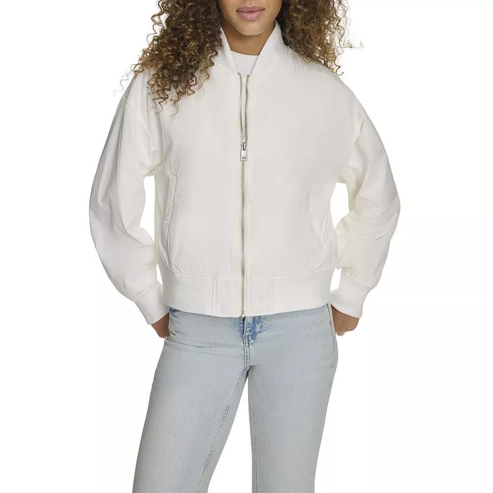 Women's Levi's® Relaxed Bomber Jacket, Size: XL, White Product Image