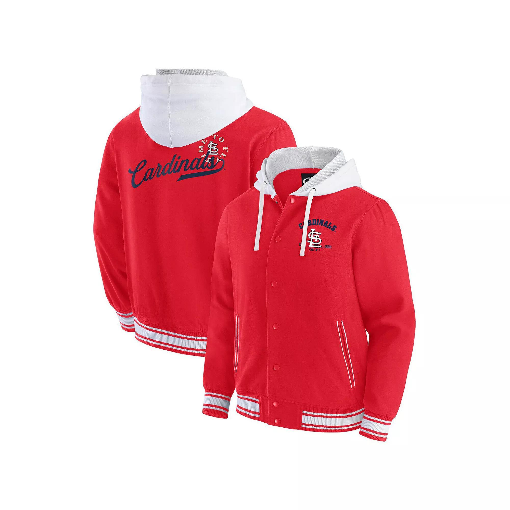Men's Darius Rucker Collection by Fanatics  Red St. Louis Cardinals Full-Snap Hooded Jacket, Size: Medium Product Image