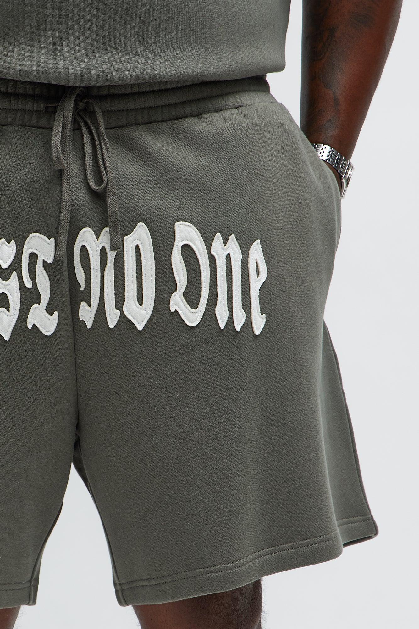 Tyson Relaxed Trust Issues Shorts - Dark Grey Product Image
