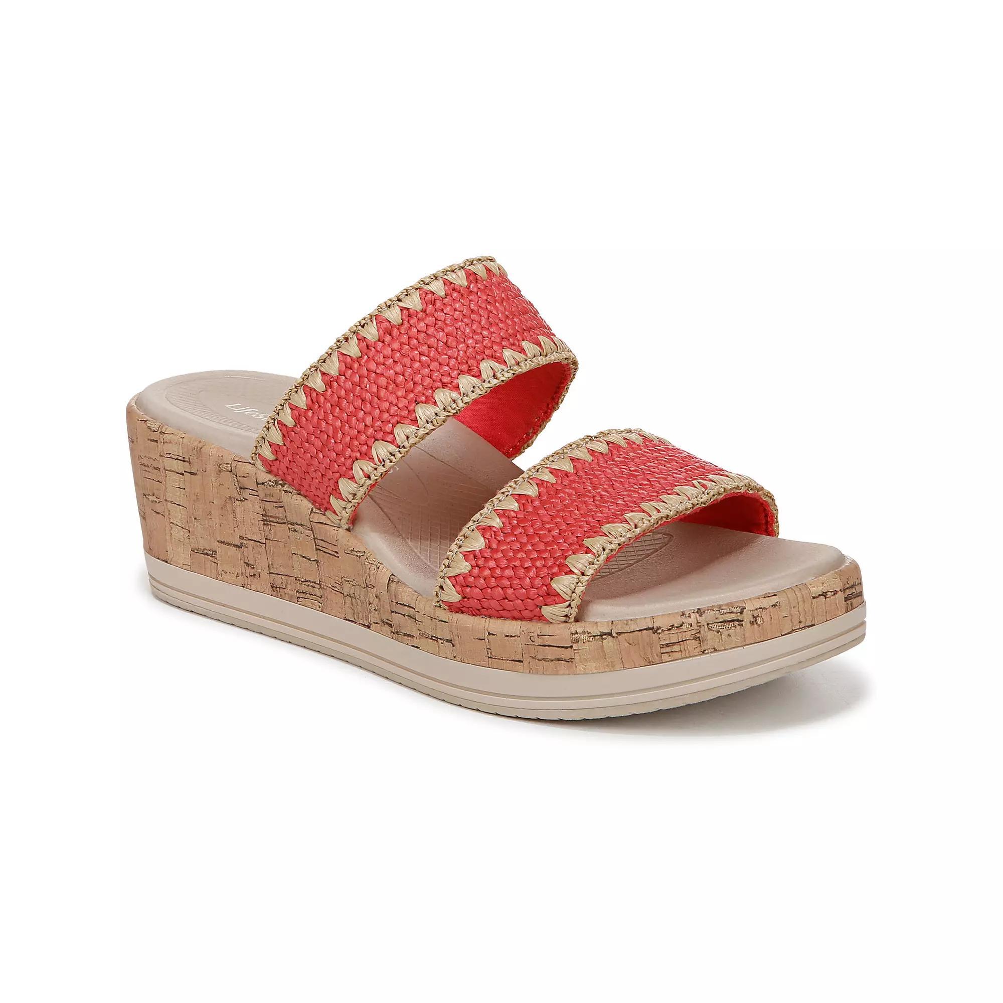 LifeStride Resort Women's Wedge Sandals, Size: 7, Pink Product Image