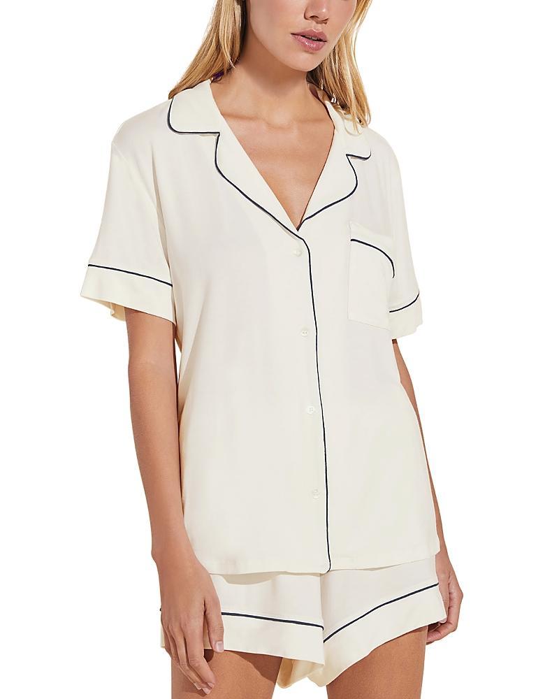 Eberjey Gisele Relaxed Short Sleeve Top & Shorts Product Image