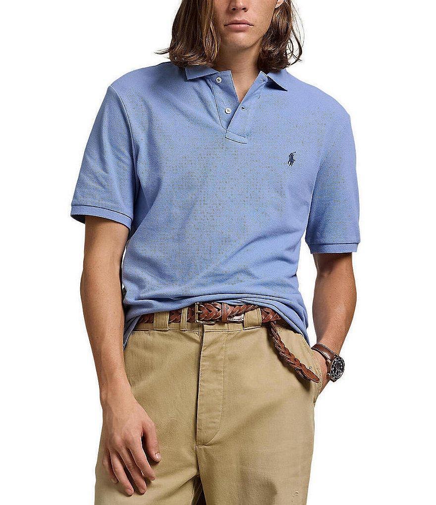 Polo Ralph Lauren Custom Slim Fit Solid Mesh Polo Shirt Product Image