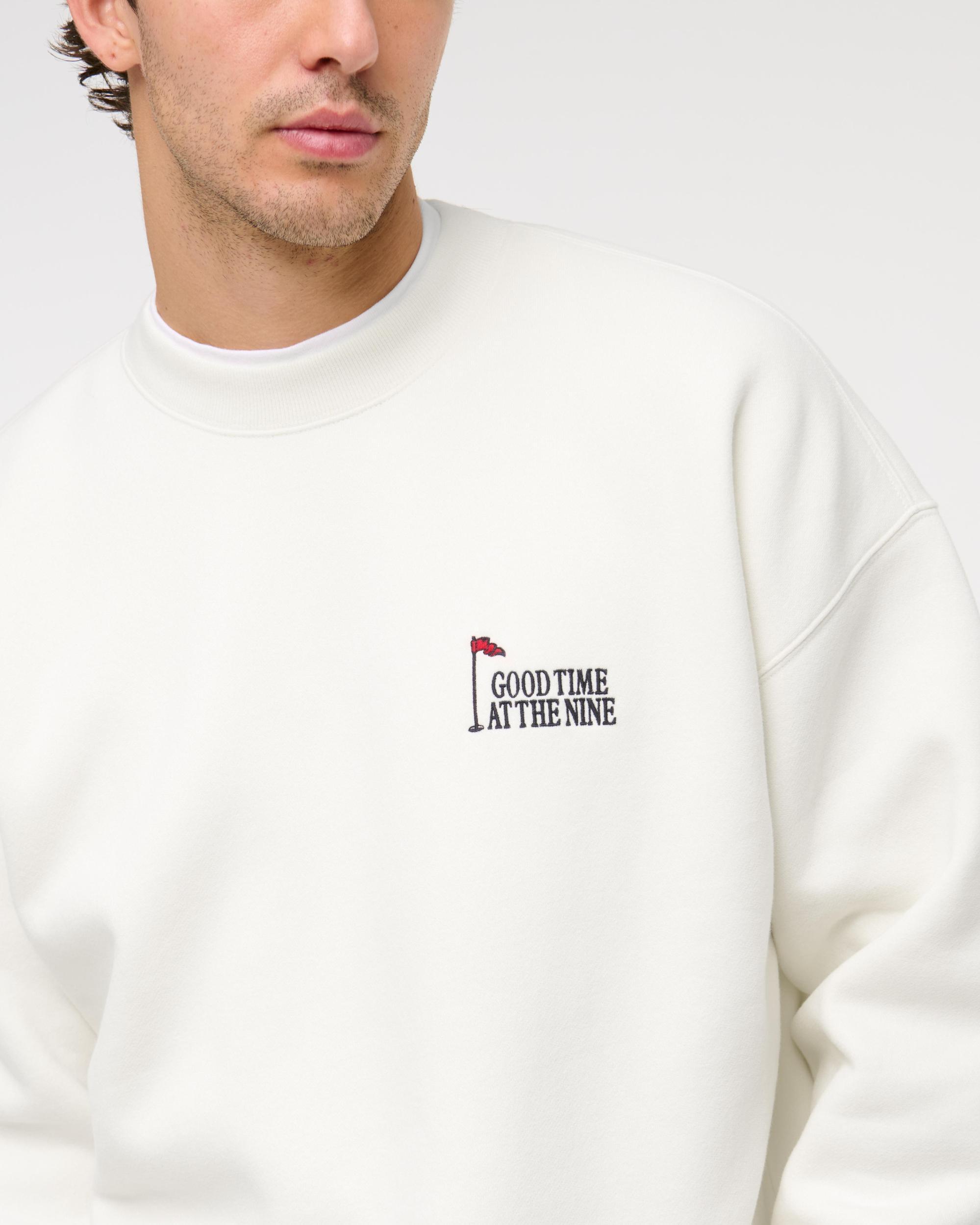 Golf Graphic Crew Sweatshirt Product Image