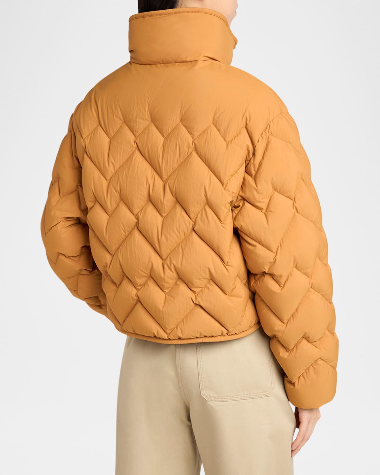 Senevee Chevron-Quilted Short Down Jacket Product Image