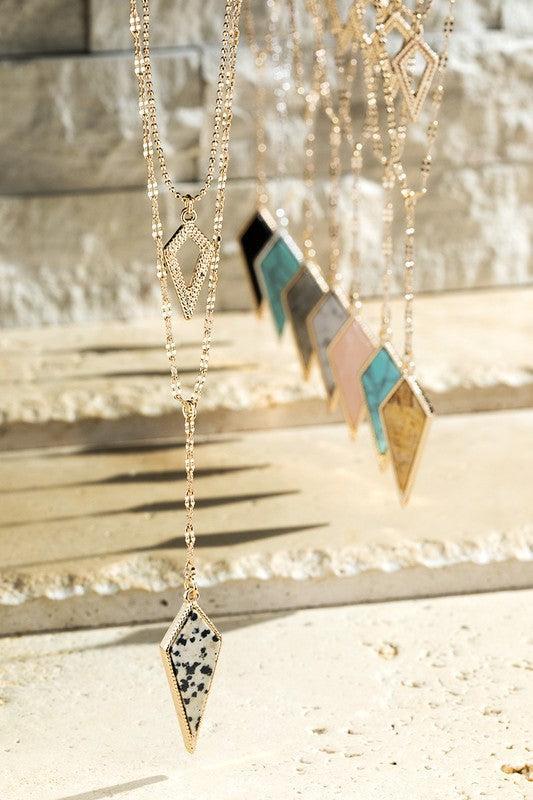 Y Layered Necklace Product Image