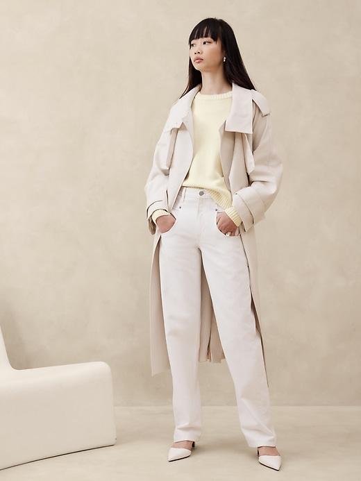Cotton-Silk Crew-Neck Sweater Product Image