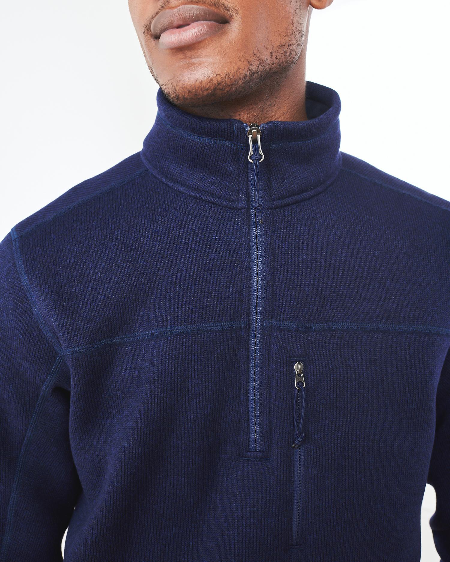 Quince | Men's Recycled Sweater Fleece Pullover Jacket 100% Polyester Product Image
