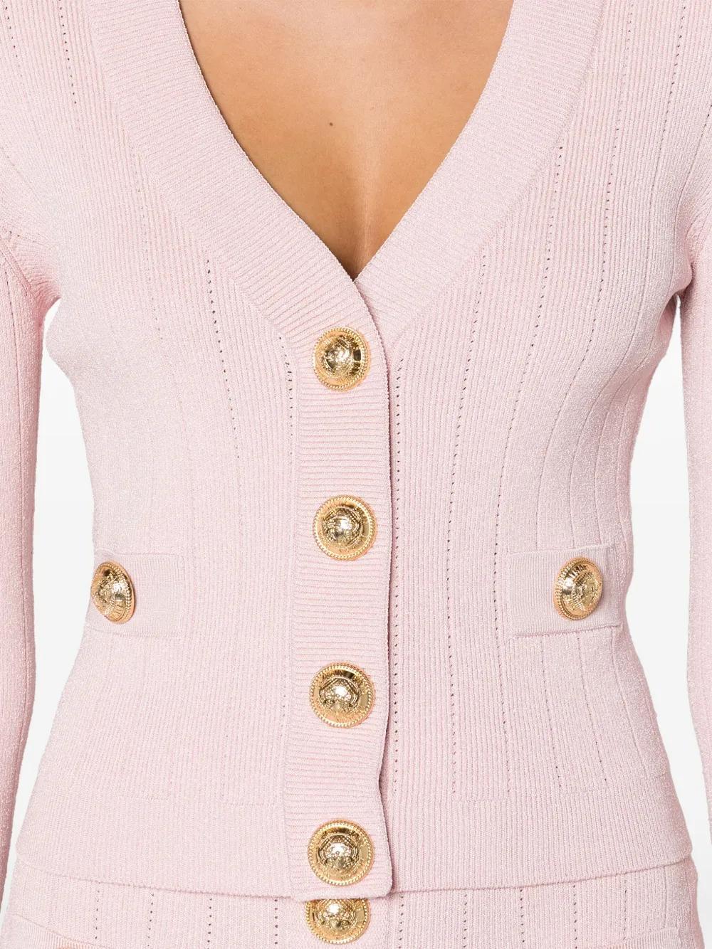 V-neck cropped cardigan Product Image