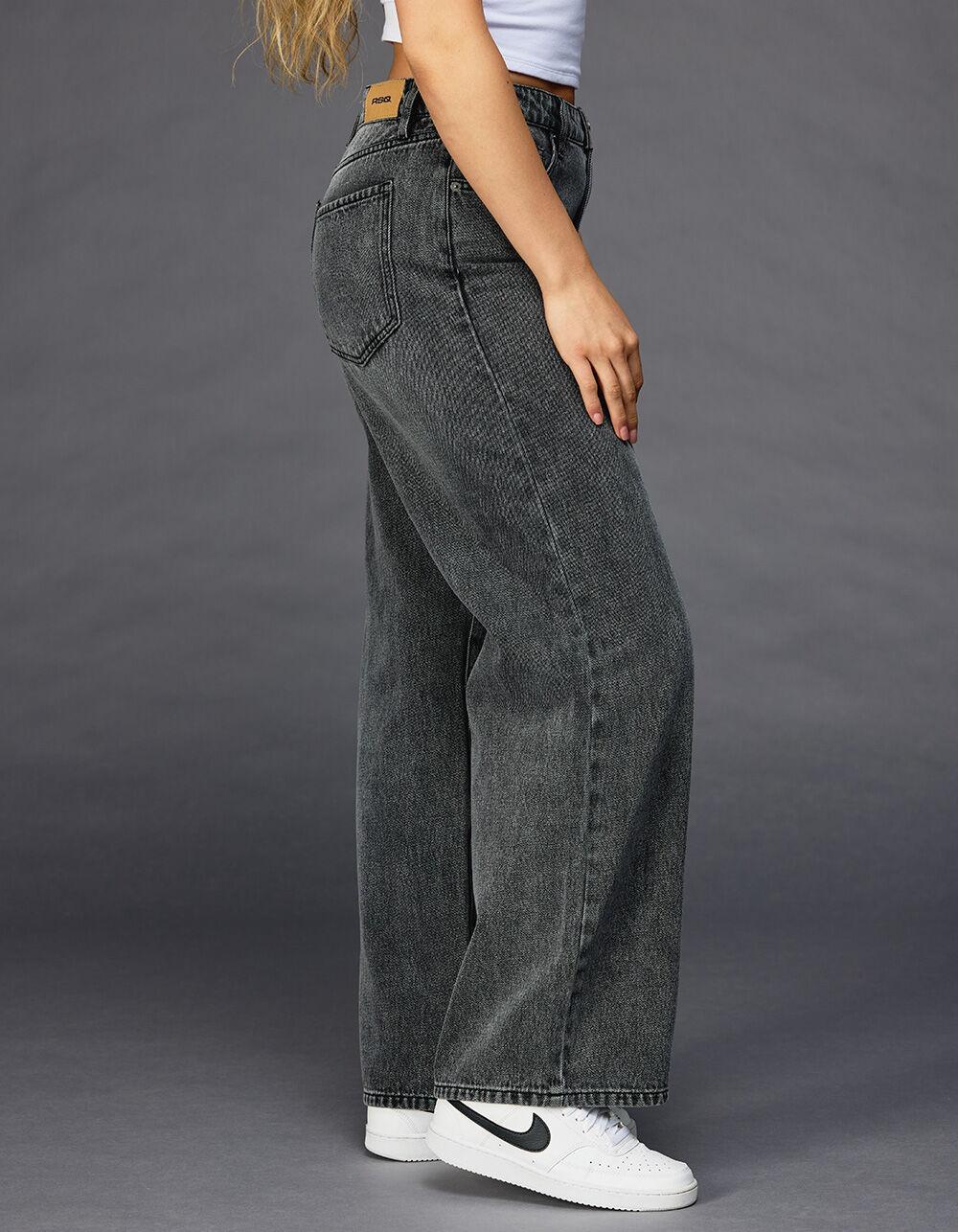 RSQ Womens High Rise Baggy Jeans - MEDIUM WASH Product Image