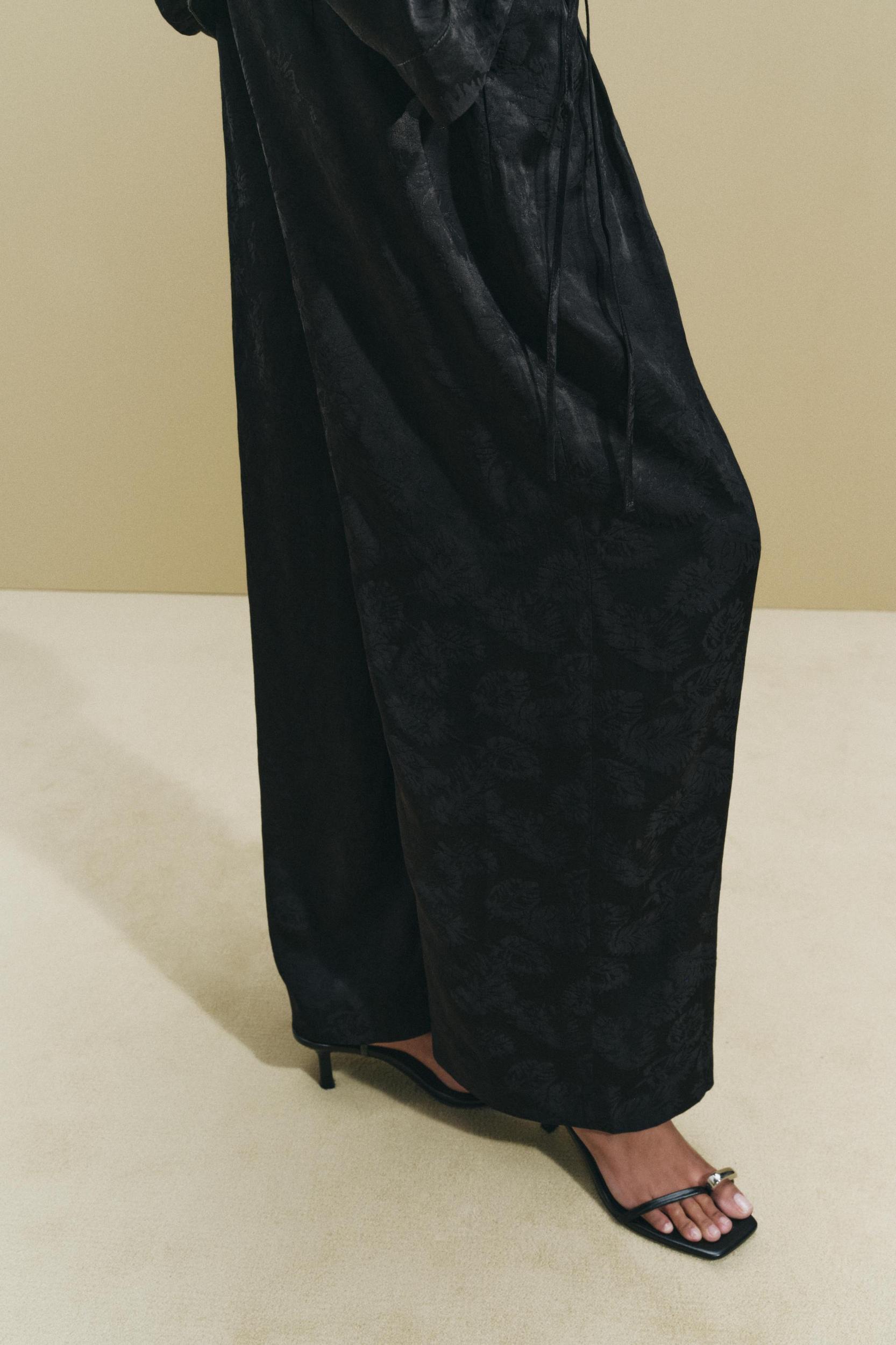 JACQUARD PANTS ZW COLLECTION Product Image