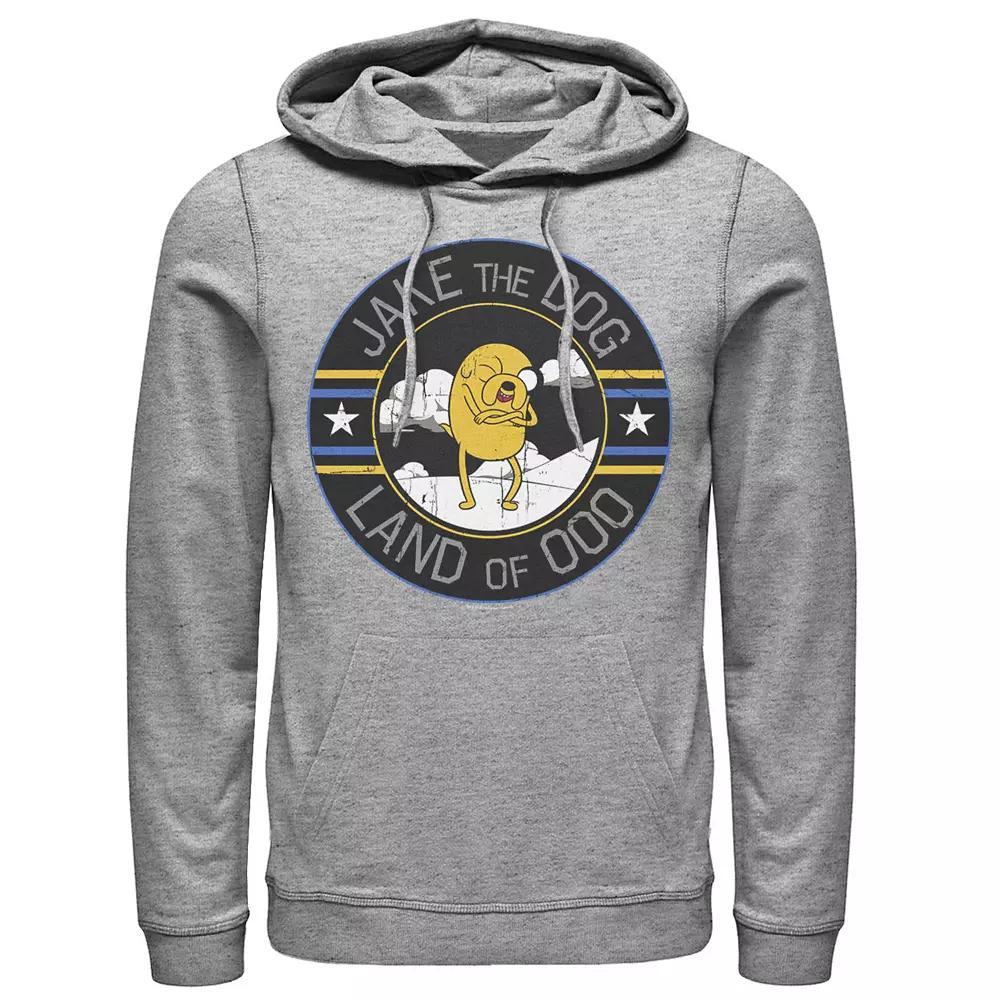 Men's Cartoon Network Adventure Time Jake The Dog Land Of Ooo Hoodie, Size: Medium, Black Product Image