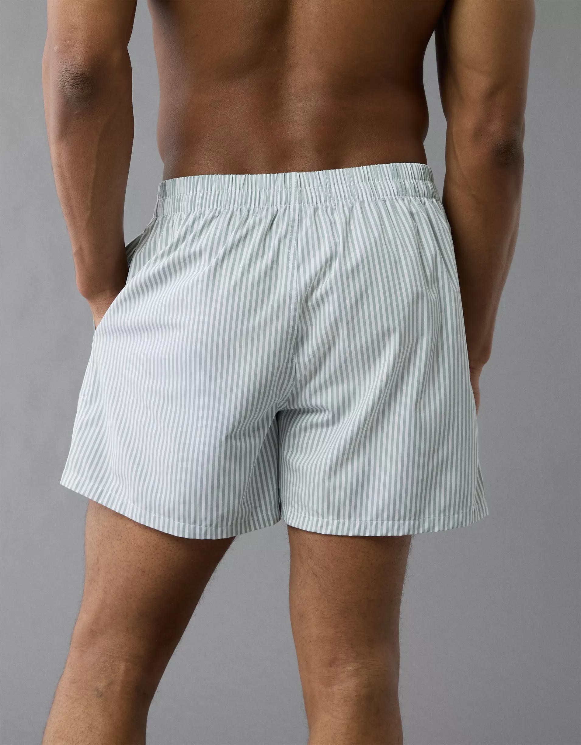 AEO Men's Striped Poplin Pocket Boxer Short Product Image