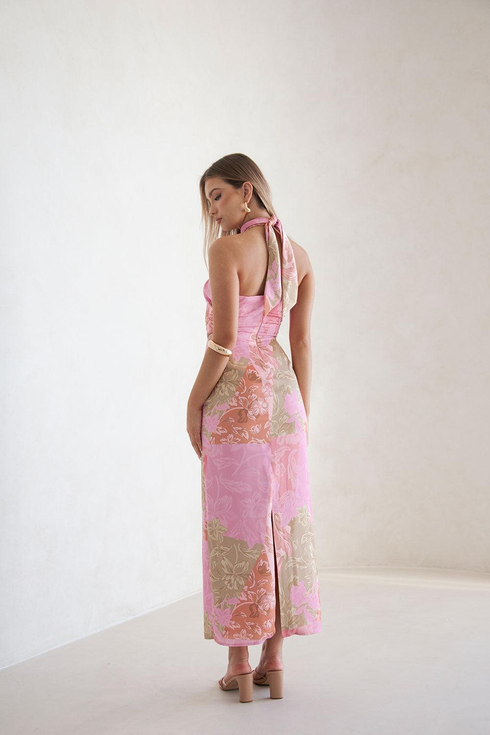 Joelle Midi Dress - Florent Patchwork Product Image