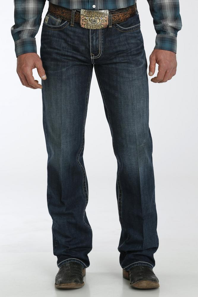 SALE Cinch® Men's Grant Relaxed Fit Dark Stone Boot Cut Jeans Product Image