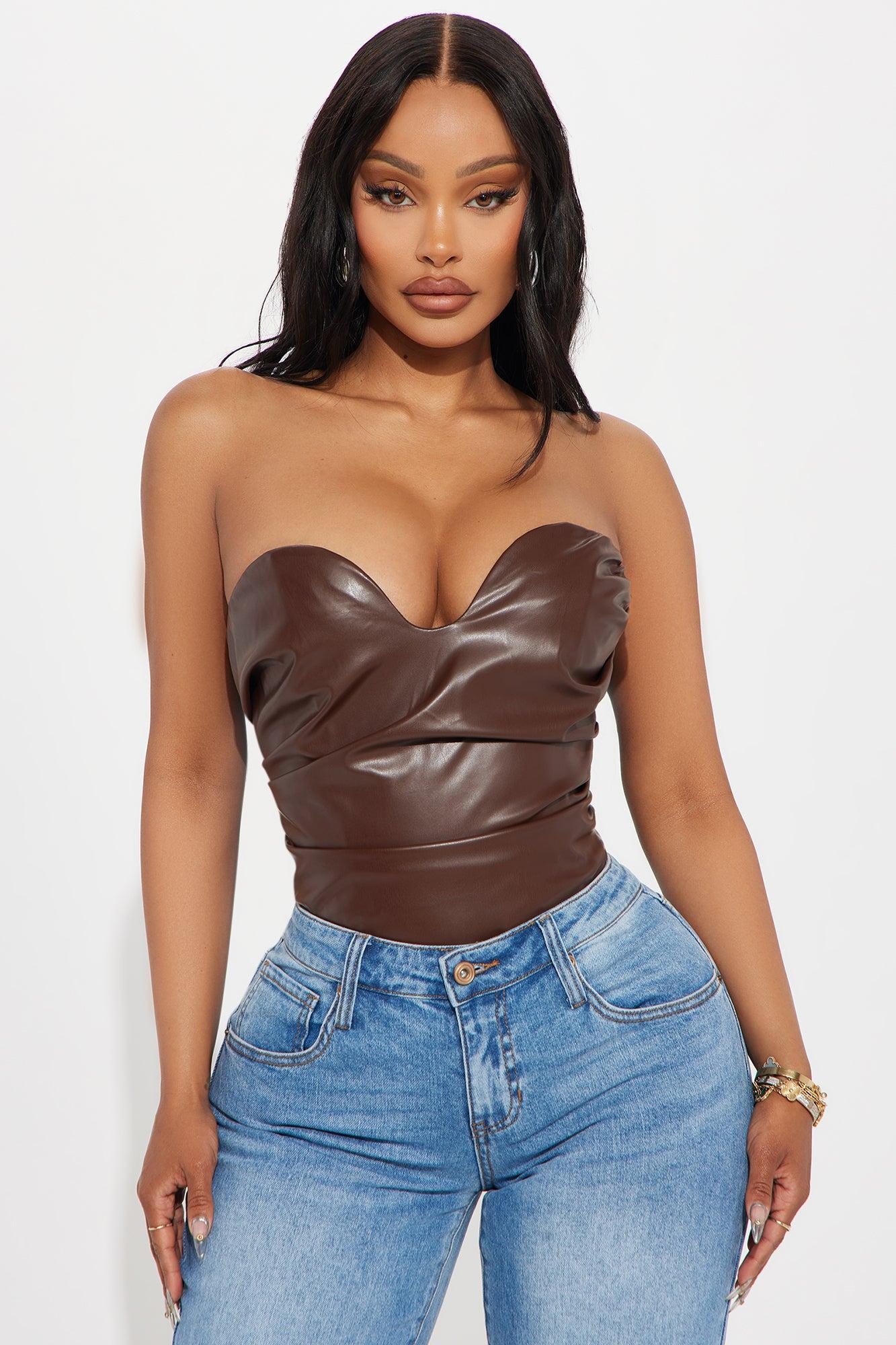 Like It Like That Bodysuit - Chocolate Product Image