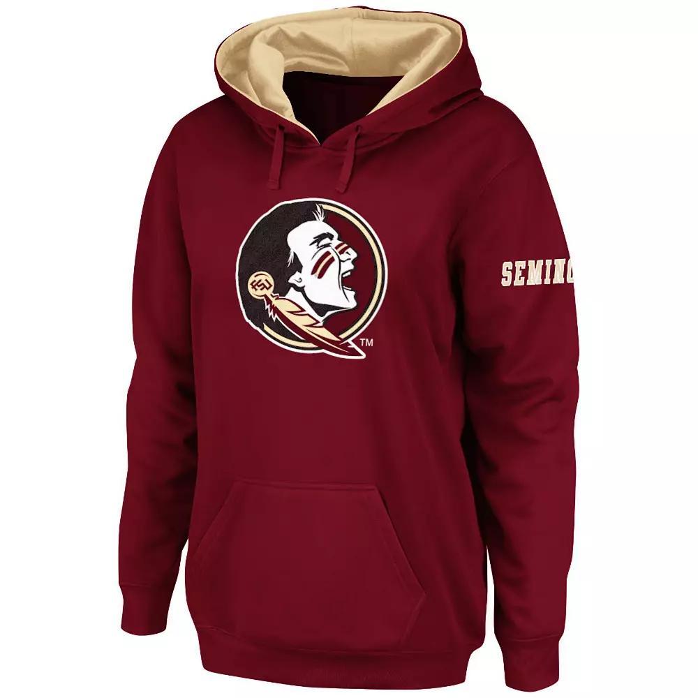 Women's Stadium Athletic Garnet Florida State Seminoles Big Logo Pullover Hoodie, Size: XL, Red Product Image