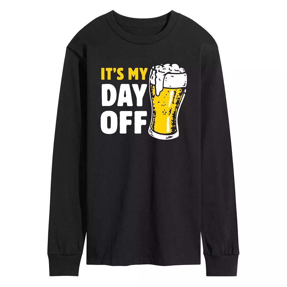Mens Its My Day Off Long Sleeve Graphic Tee Product Image