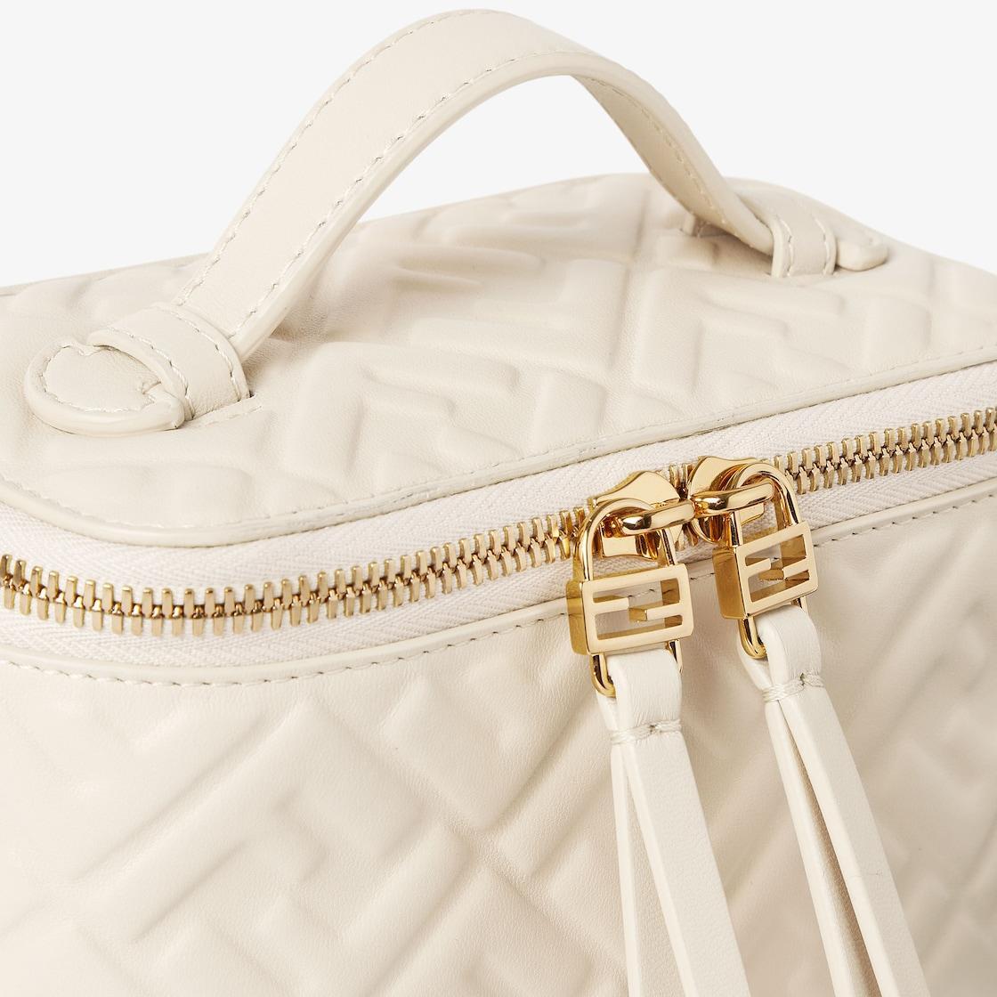 Fendi VanityCamelia nappa leather mini-bag with FF motif Product Image