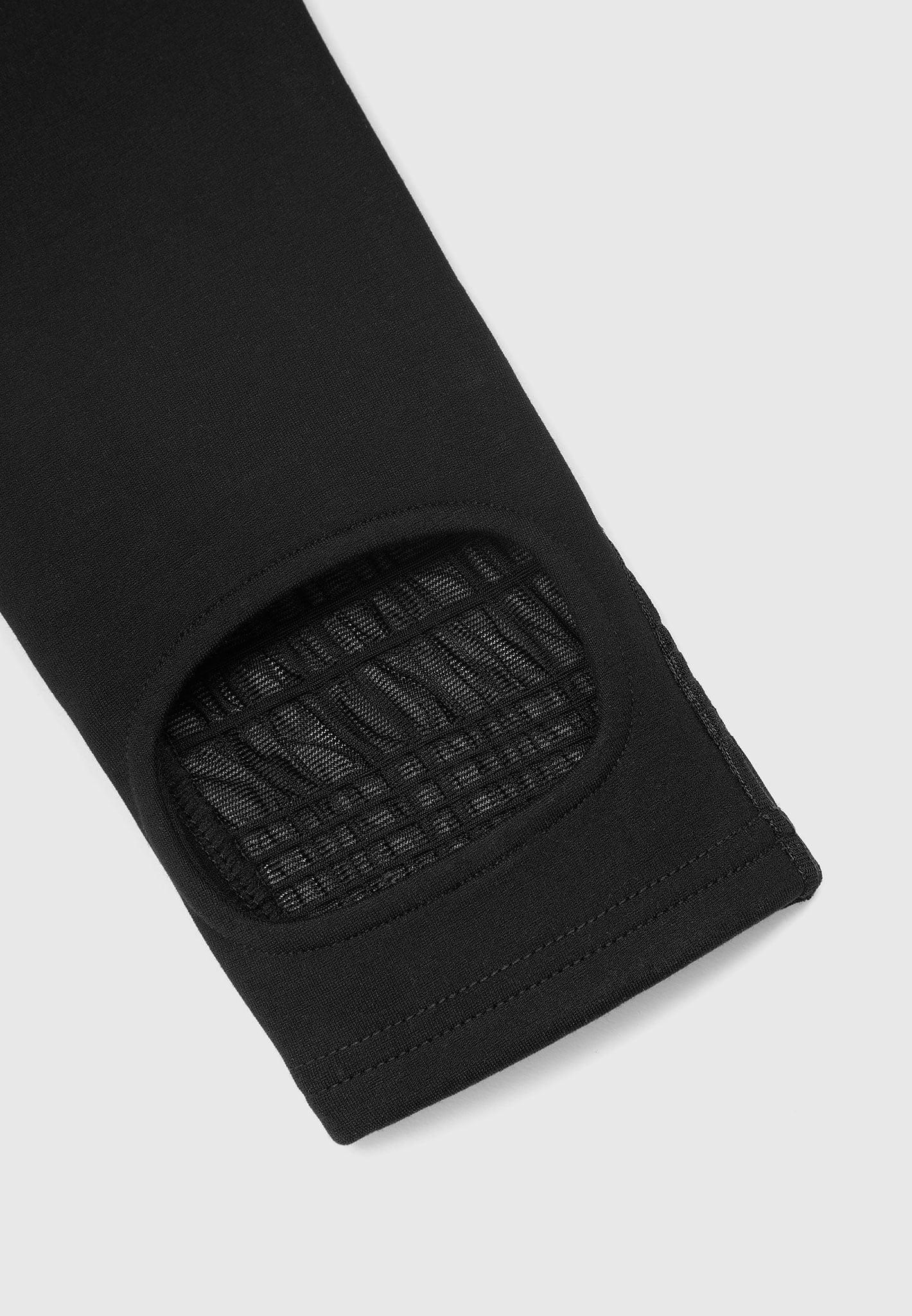 Bandage & Mesh Cut Out Leggings - Black Female Product Image