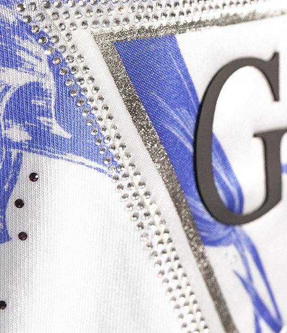 Guess Short Sleeve Flower Triangle Graphic T-shirt Product Image
