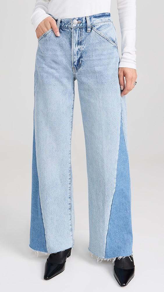 FRAME Le Baggy Palazzo Outseam Insert Jeans | Shopbop Product Image
