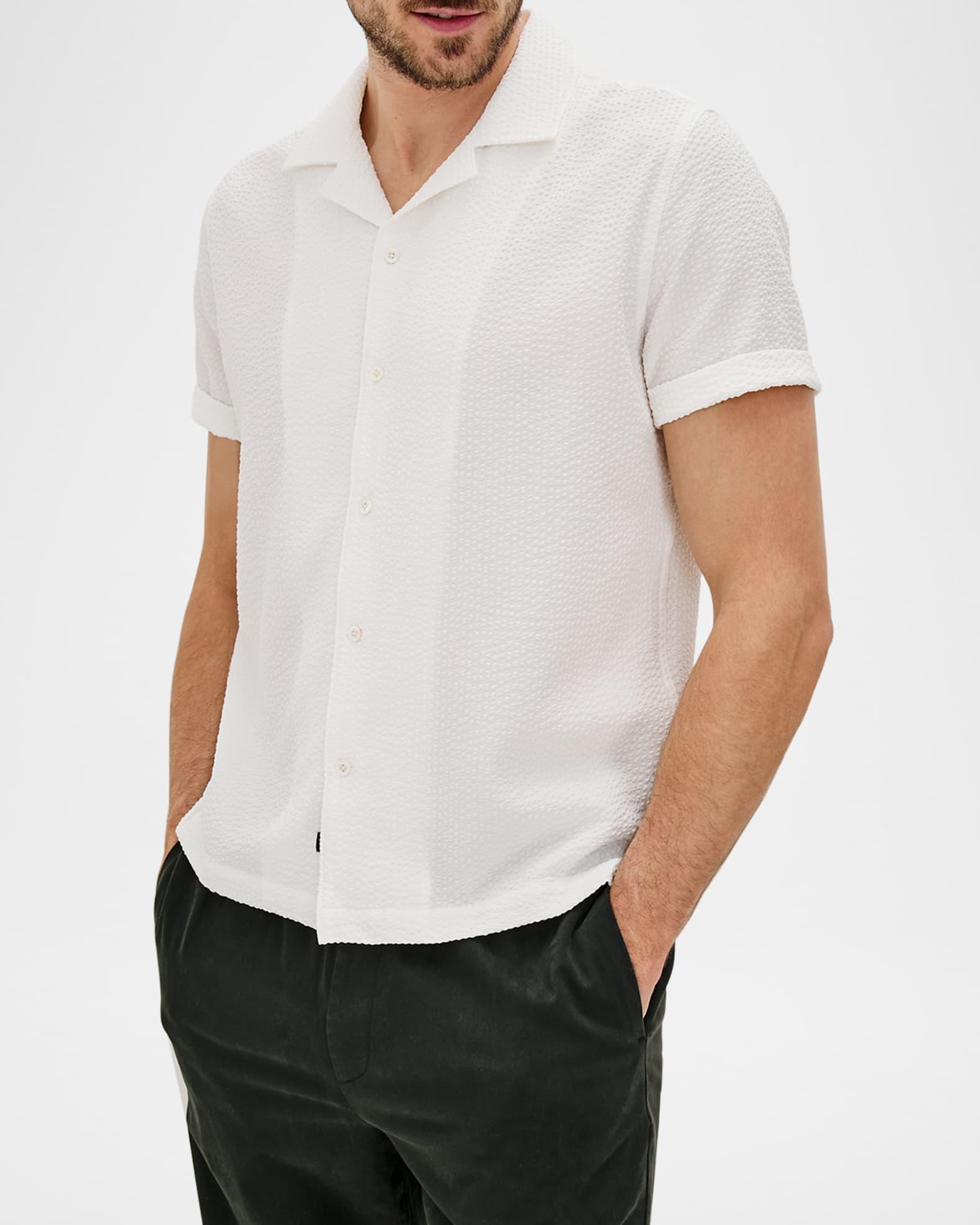 Men's Amalfi Seersucker Camp Shirt Product Image
