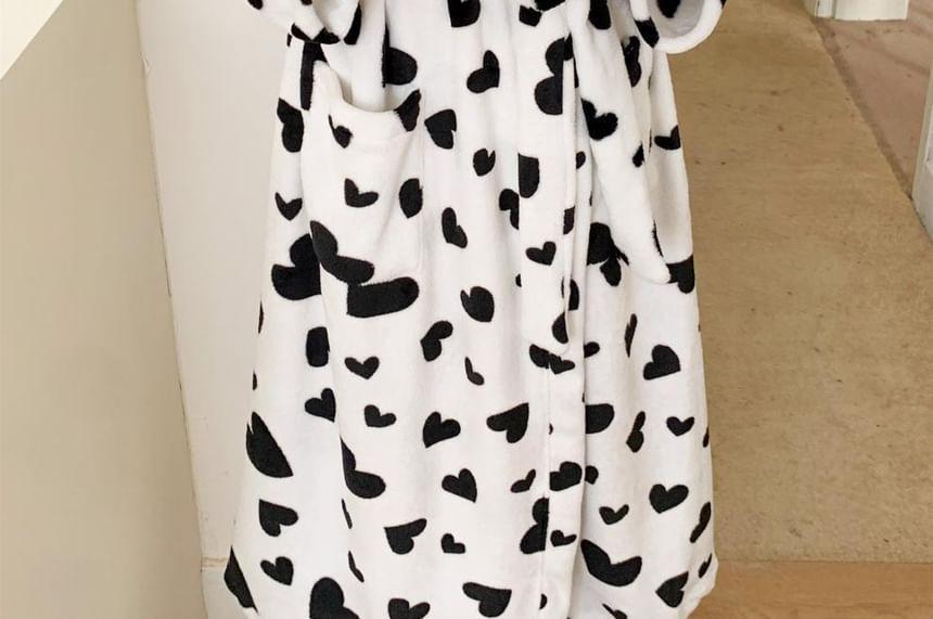 Heart Pajama Robe Product Image