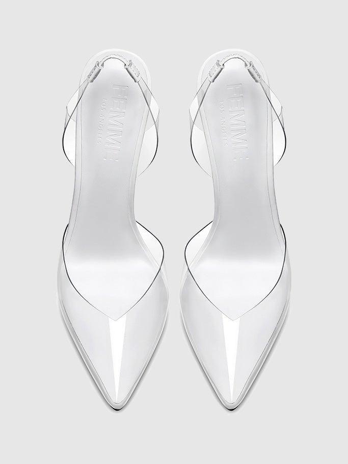 Macallan Slingback Pump - Lambo White Product Image