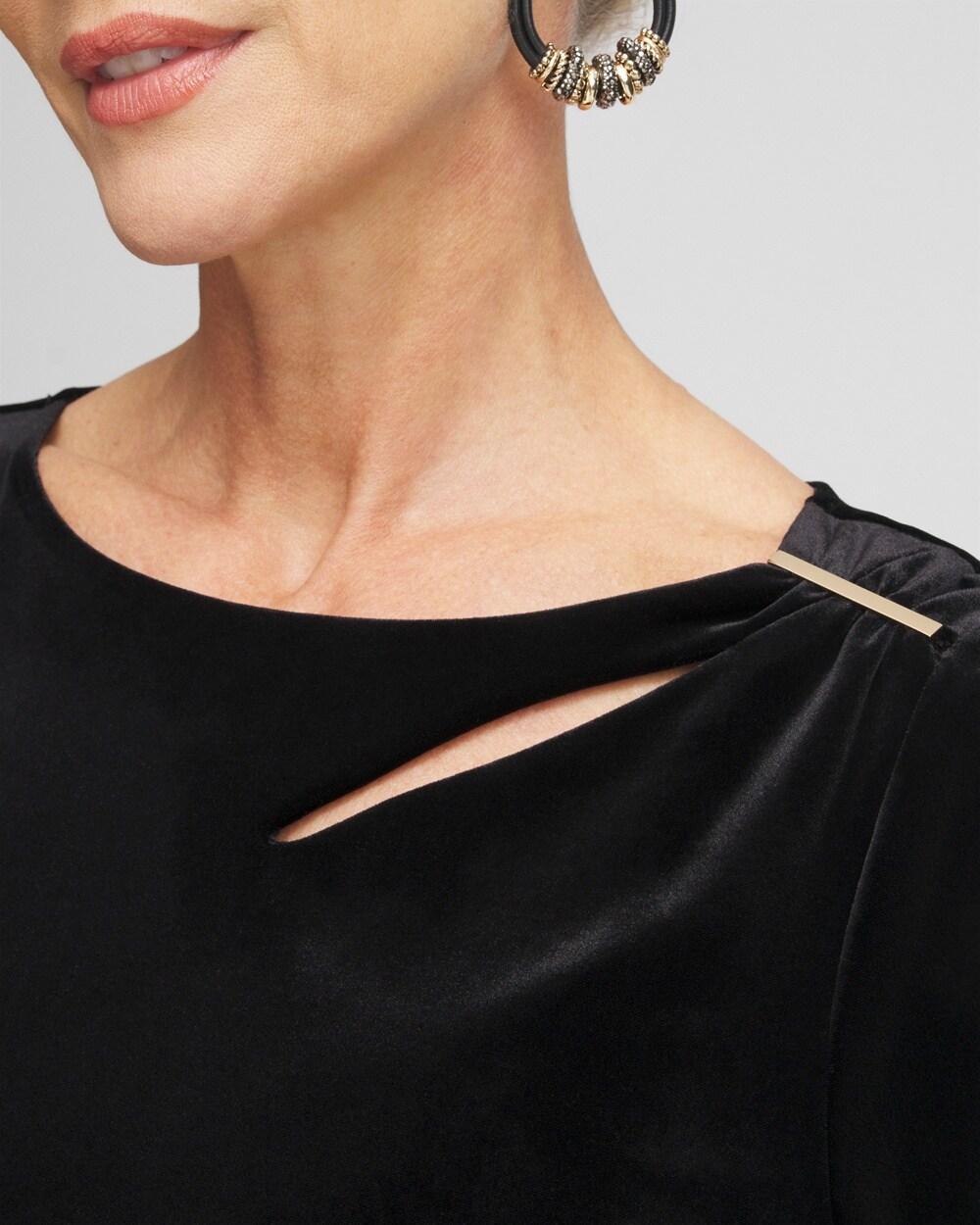 Travelers™ Collection Velvet Midi Dress Product Image
