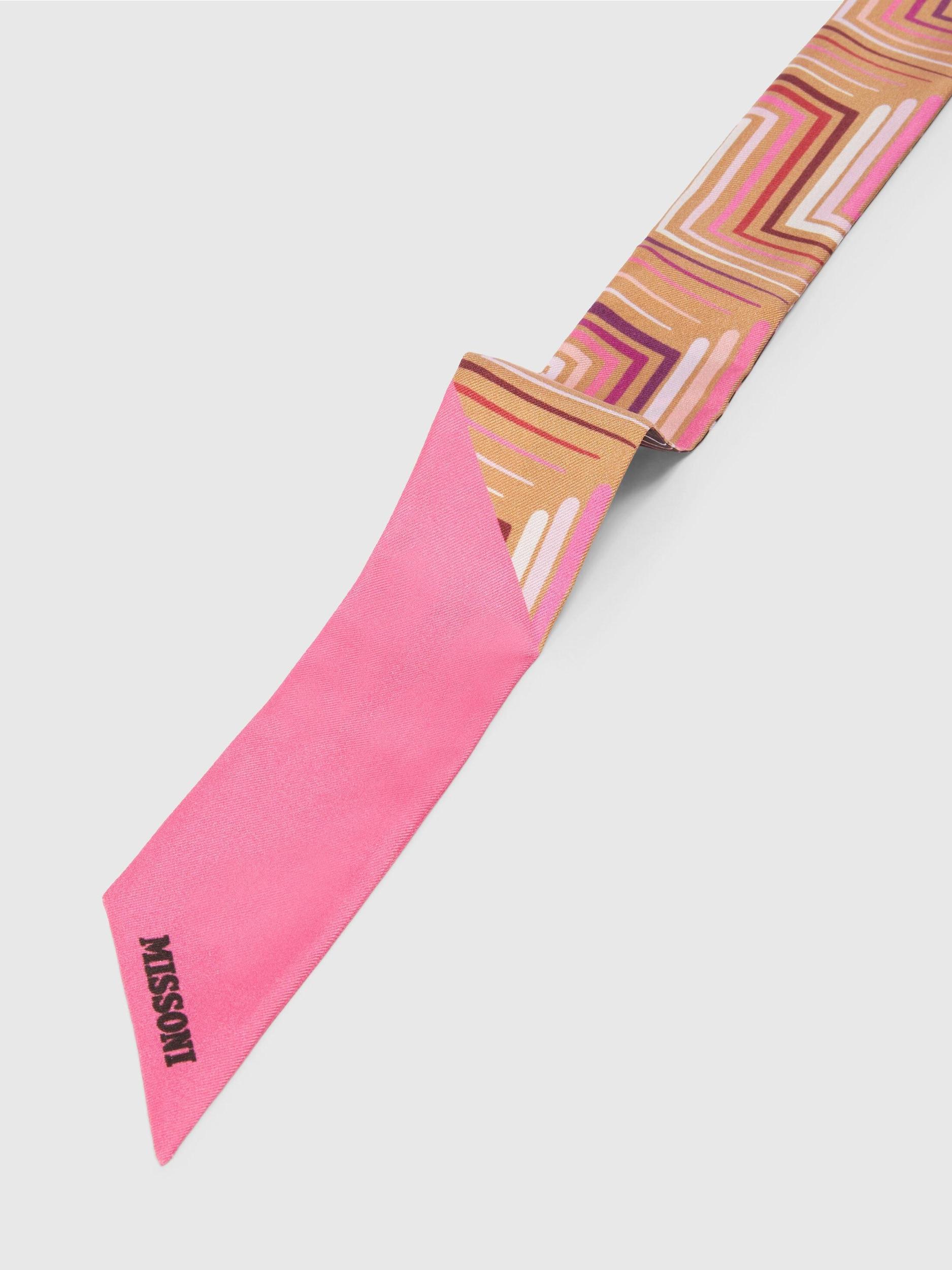 Silk twilly with logo Product Image
