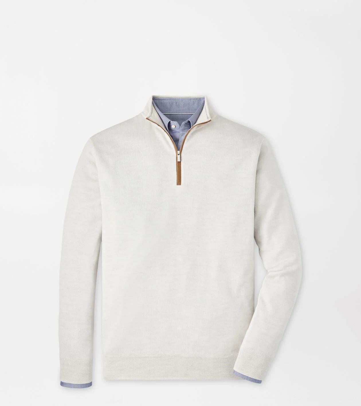 Autumn Crest Suede Trim Quarter-Zip Product Image