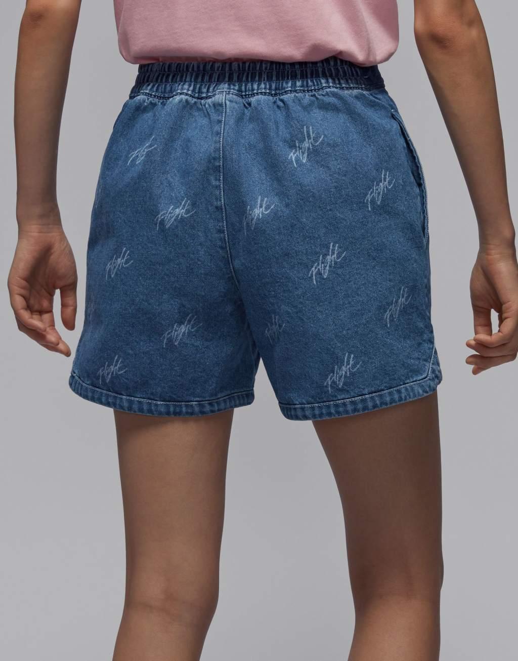 Jordan denim shorts in blue Product Image