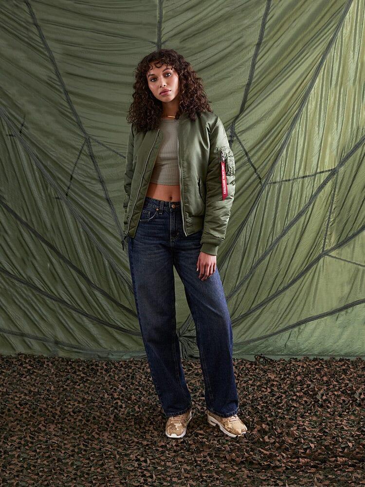 MA-1 BOMBER JACKET W - CHOCOLATE Female Product Image