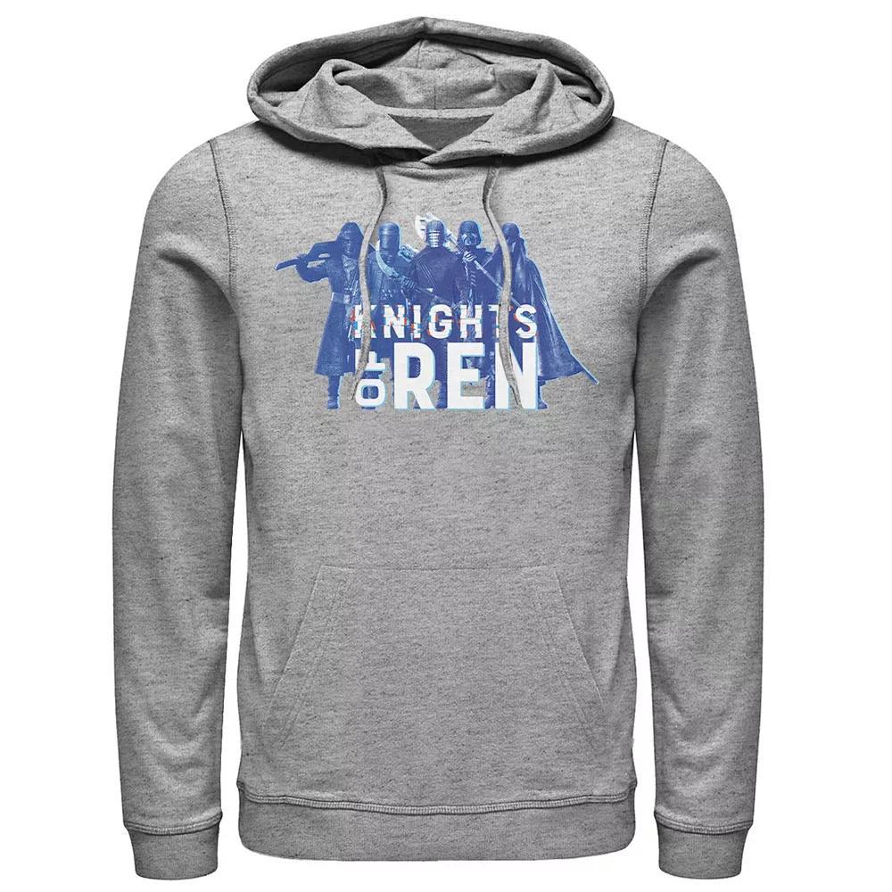 Men's Star Wars The Rise of Skywalker Ren Army Graphic Hoodie, Size: Large, Athletic Grey Product Image