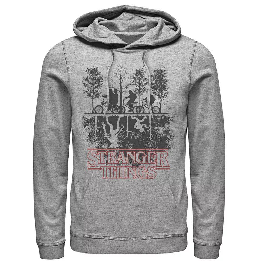 Men's The Suicide Squad Harley Fenced Hearts Hoodie, Size: Medium, Athletic Grey Product Image